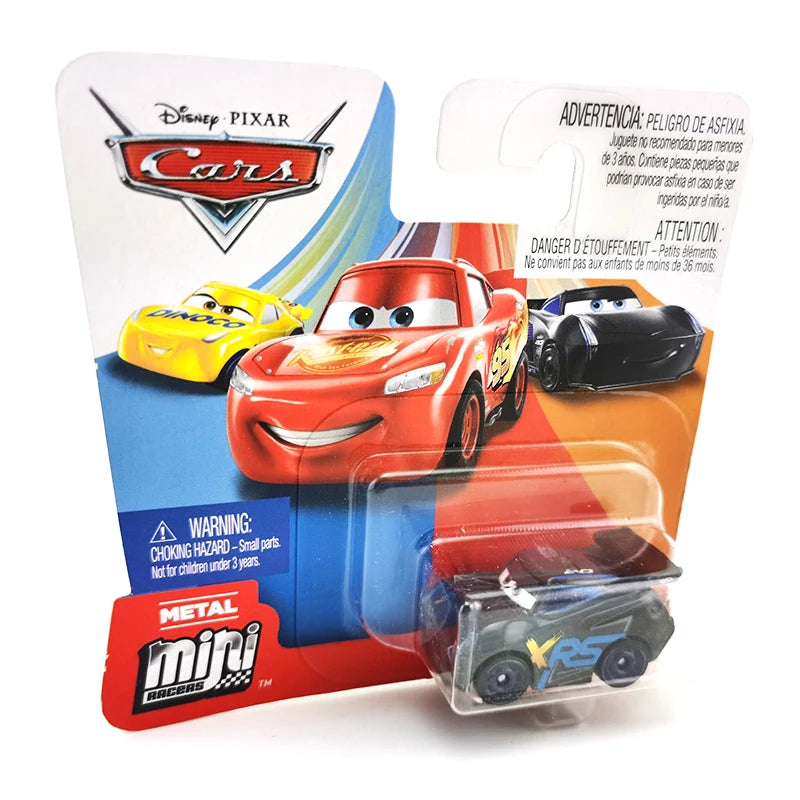 Mini coches originales de Disney Pixar, modelo de coche de juguete de Metal fundido a presión, relámpago McQueen Jackson Storm Curz, vehículos de juego, regalos para niños