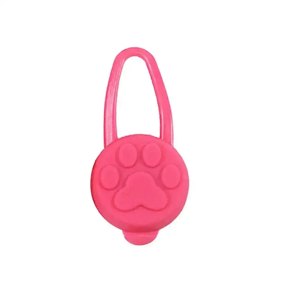 1 unidad de linterna LED nocturna para perro, Collar para perro y gato, colgante brillante, Collar de seguridad para mascotas, collares luminosos de decoración