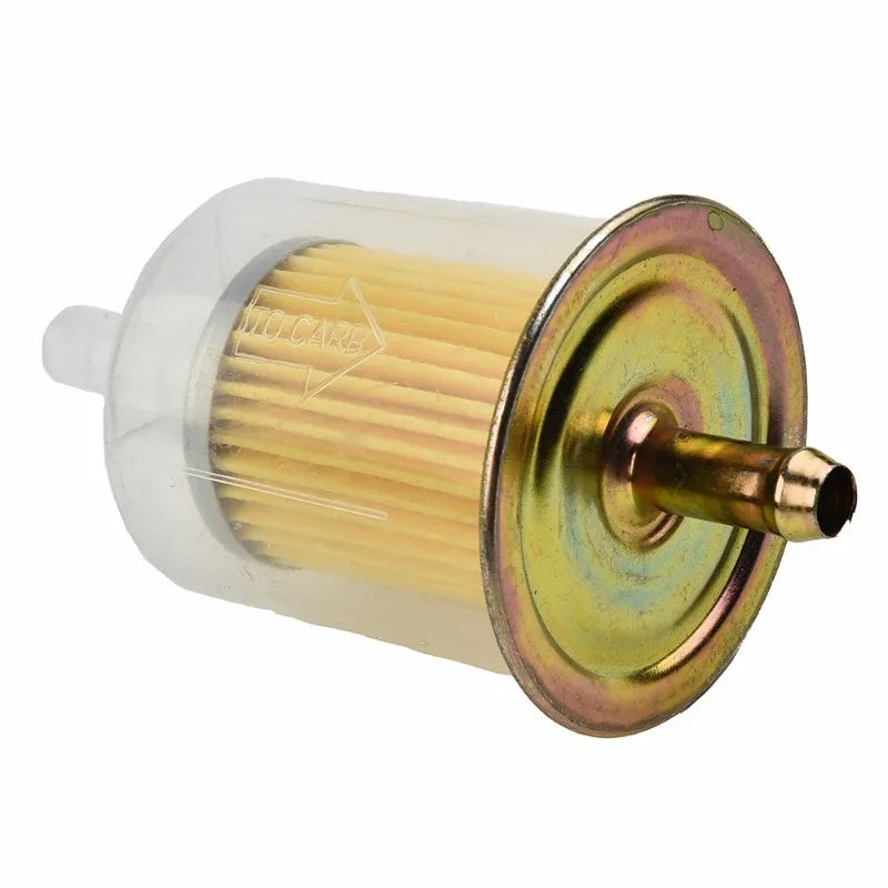 Filtro de combustible universal para gasolina diésel, filtro de combustible para herramientas de jardín RV, camión, coche, motocicleta, scooter, reemplazo duradero