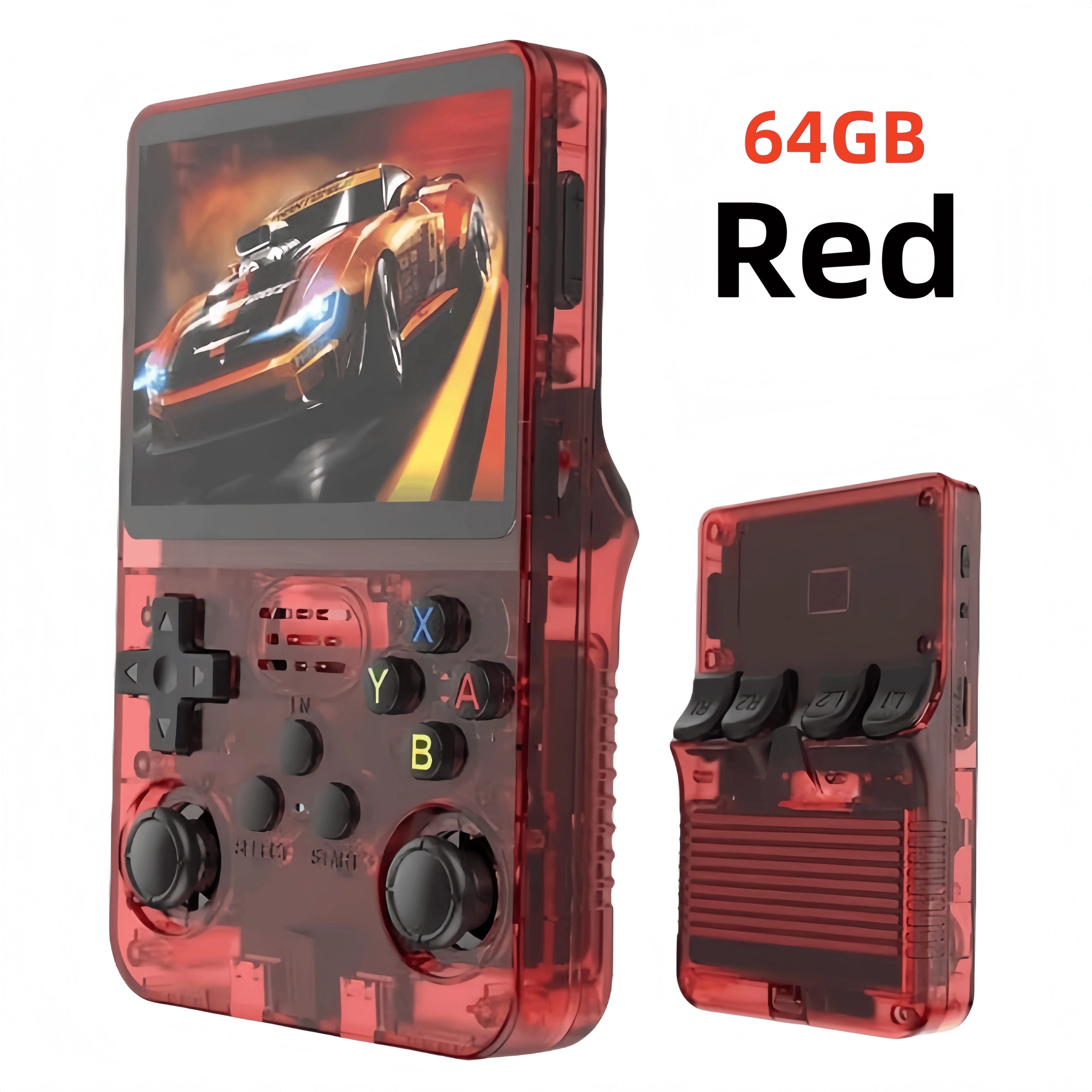 Consola de videojuegos portátil Retro R36S, pantalla IPS de 3,5 pulgadas, 128GB, reproductor de bolsillo portátil precargado con sistema Linux