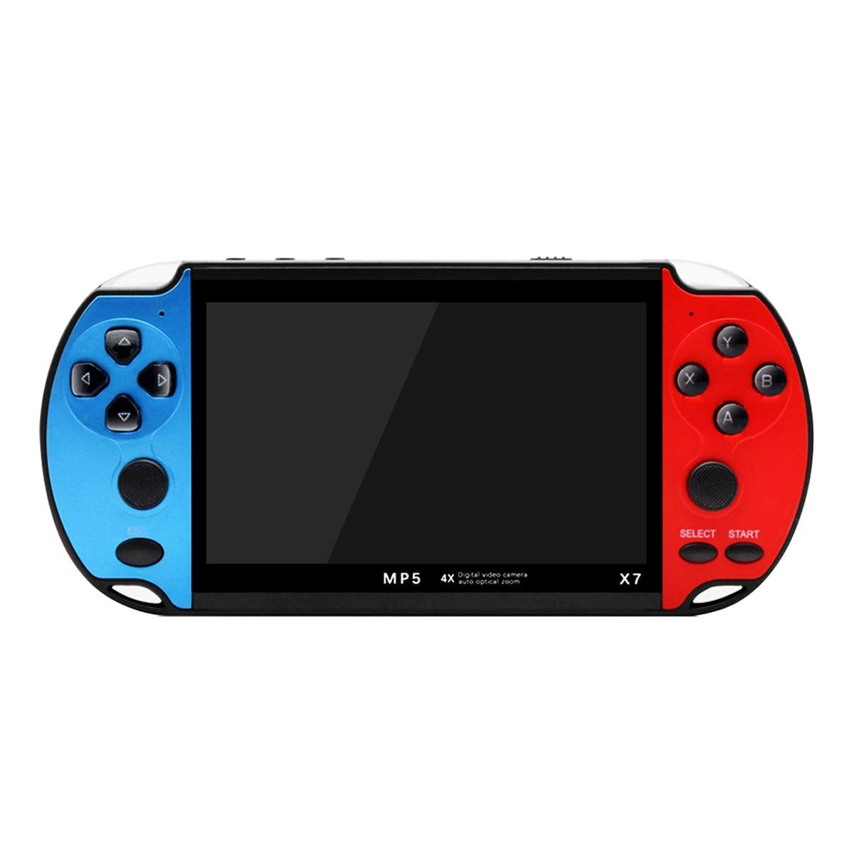 GAMINJA-consola de juegos portátil X7, 4,3 pulgadas, pantalla IPS, reproductor de videojuegos HD, 10000 juegos integrados para GBA, GBC, NES, GBC