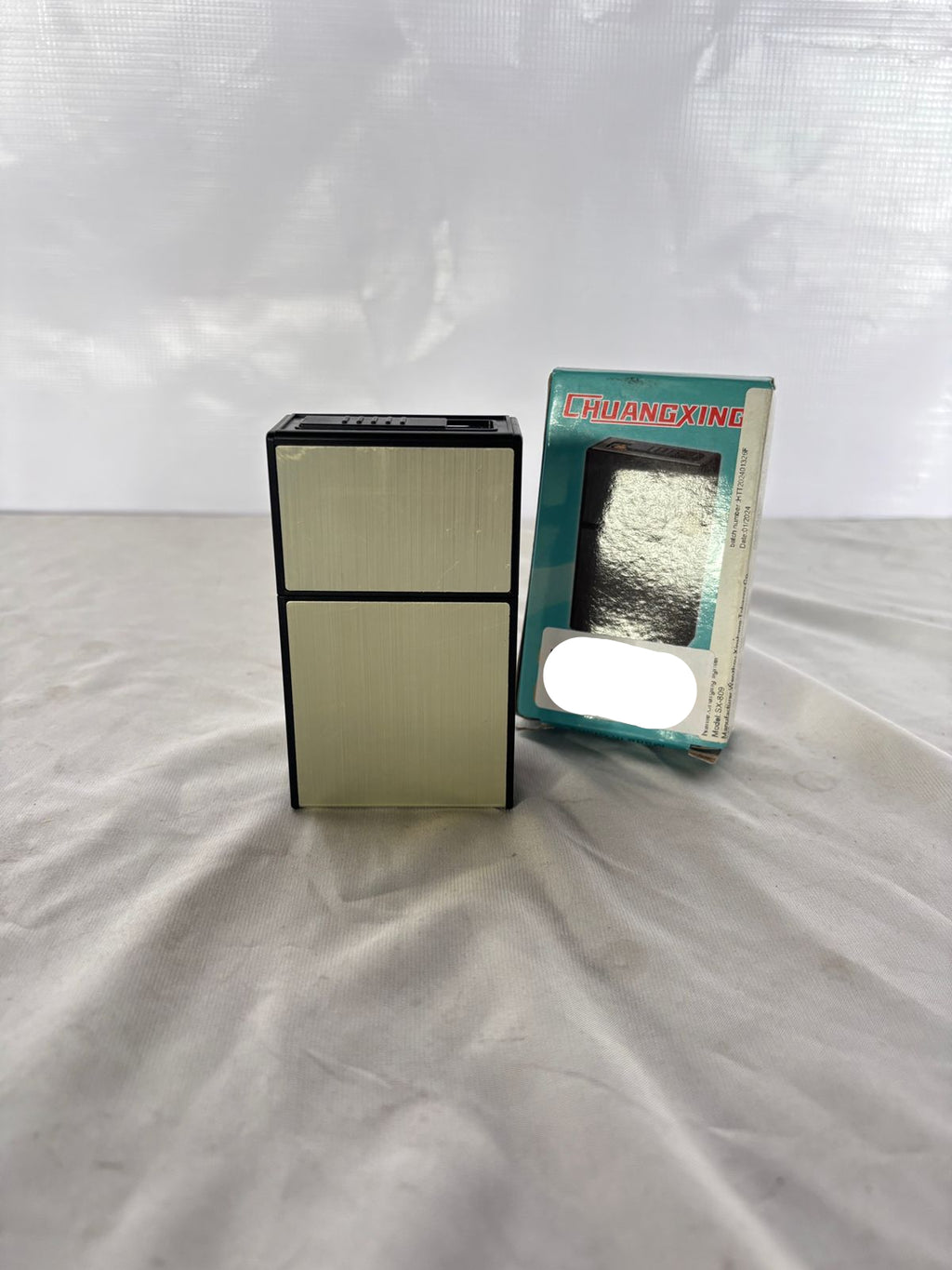 Cigarrera Con Encendedor Recargable De Usb
