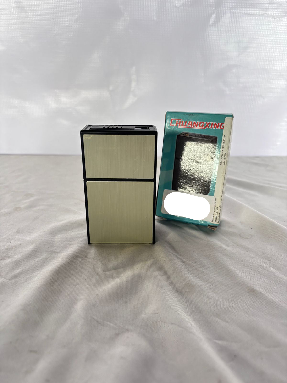 Cigarrera Con Encendedor Recargable De Usb