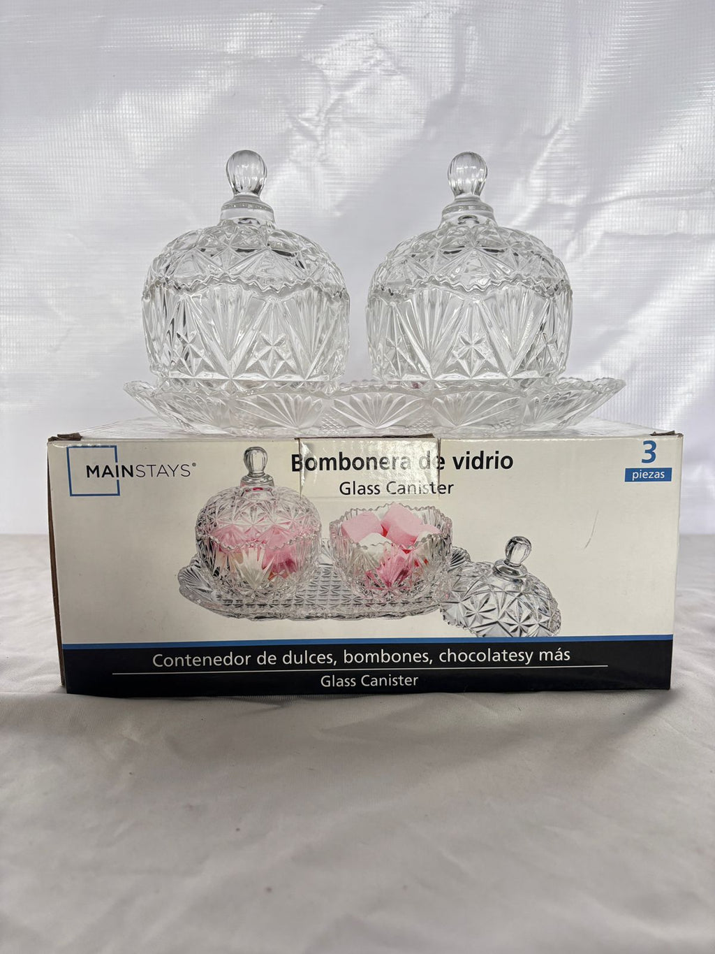 Bombonera de vidrio